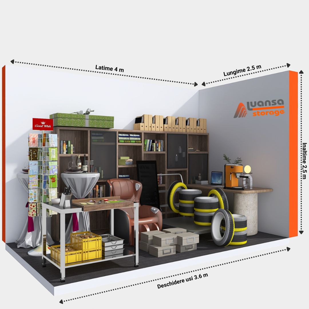 Boxă de depozitare Luansa Storage de 10 metri pătrați