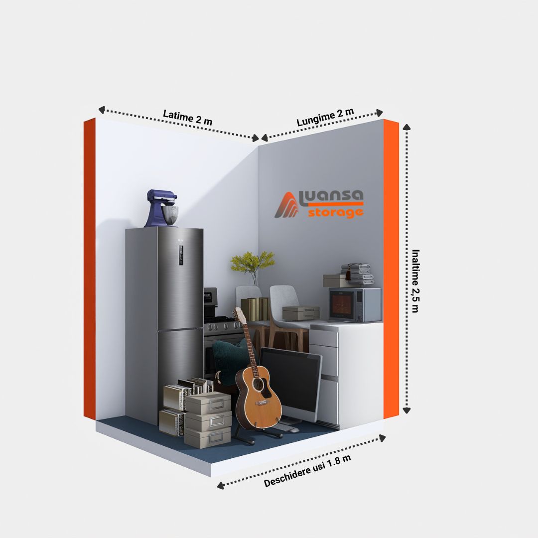 Boxă de depozitare Luansa Storage de 4 metri pătrați