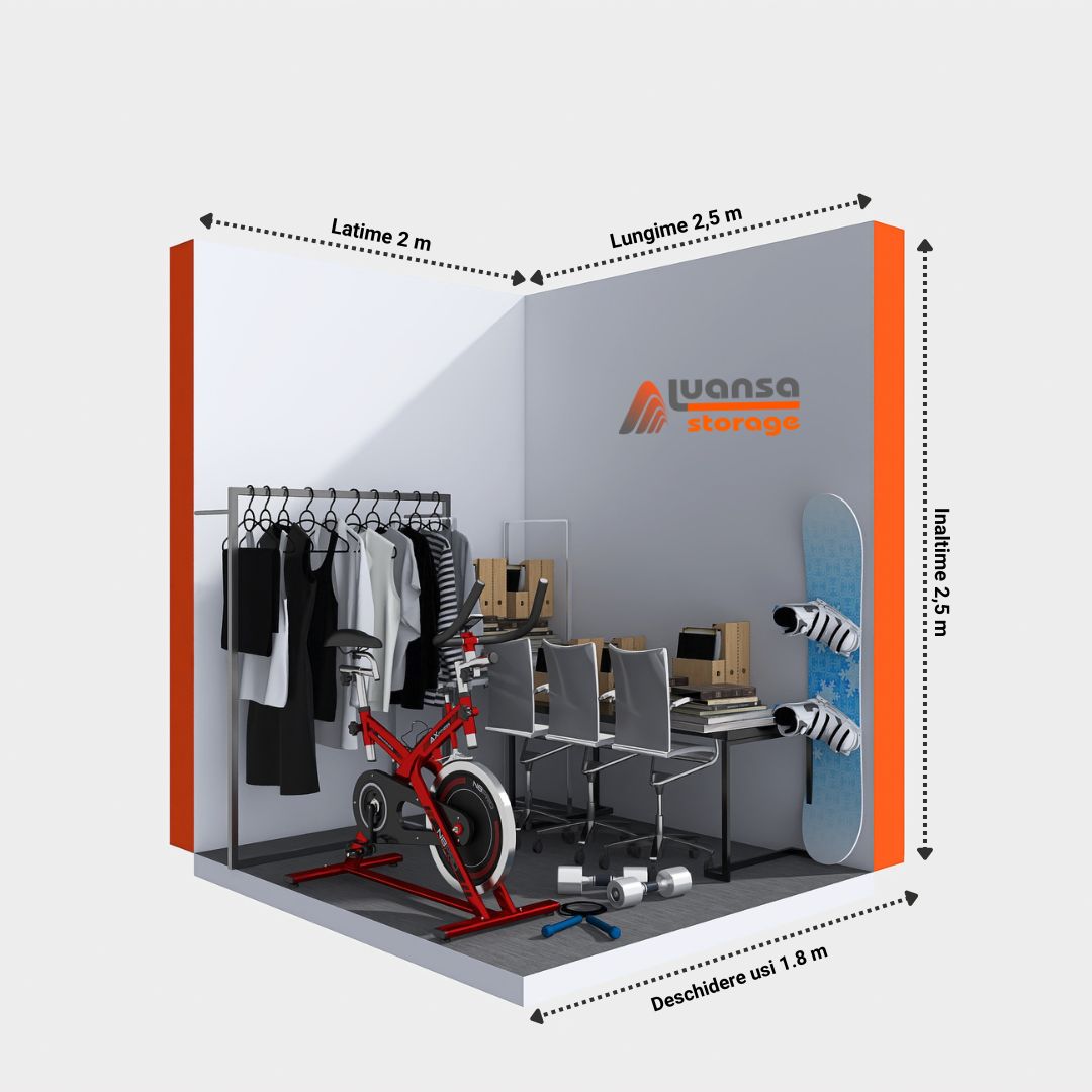 Boxă de depozitare Luansa Storage de 5 metri pătrați