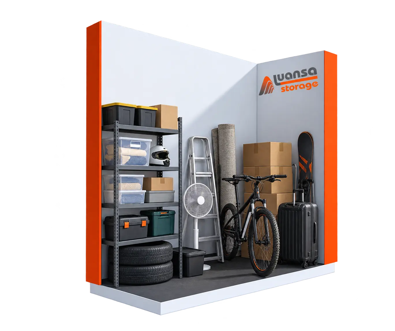 Boxă de depozitare Luansa Storage Bacău de 2 metri pătrați