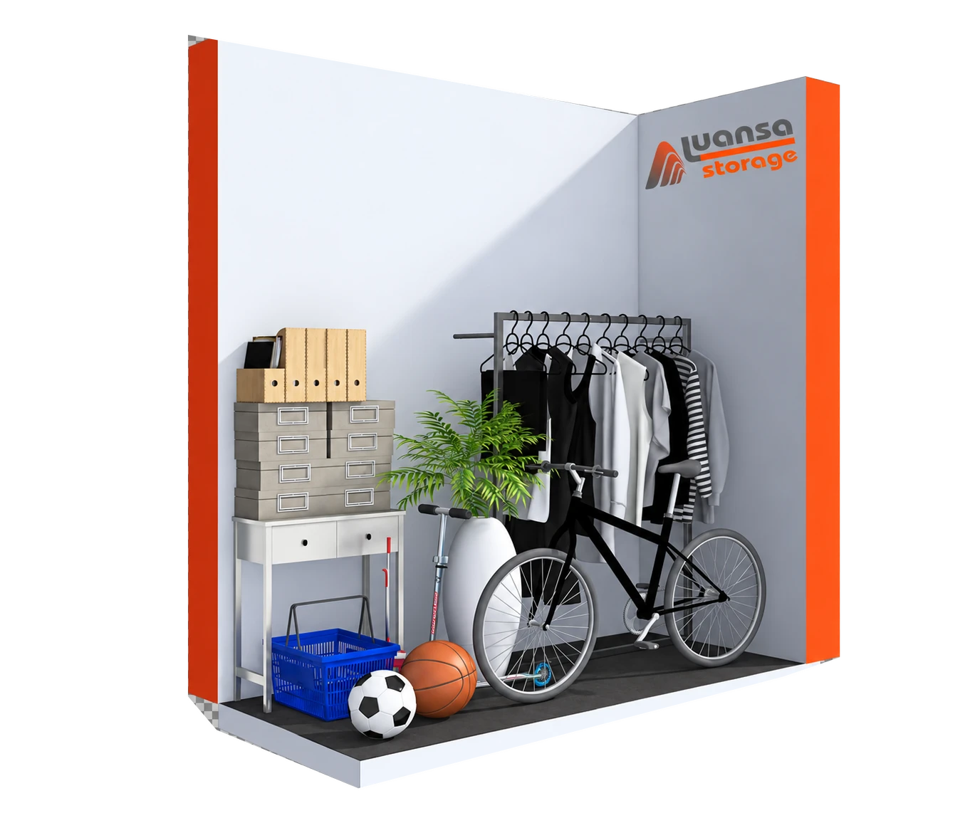 Boxă de depozitare Luansa Storage de 3 metri pătrați